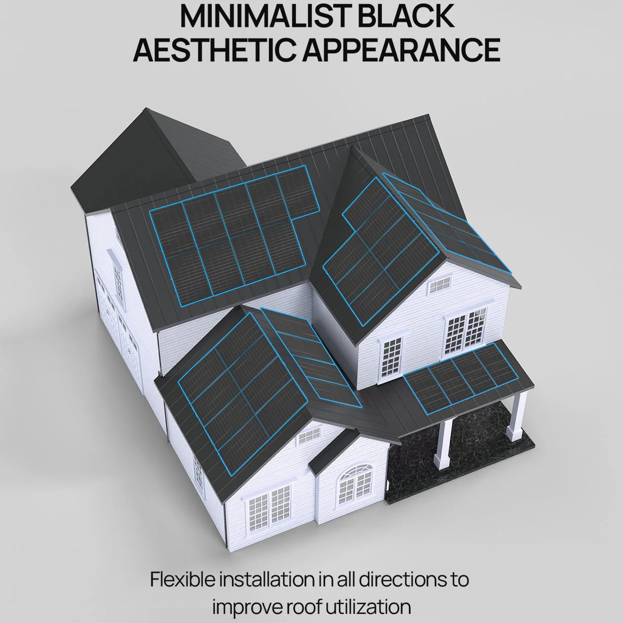 ECO-WORTHY 200W High-Efficiency Solar Panel IP68 Rated - Image 6