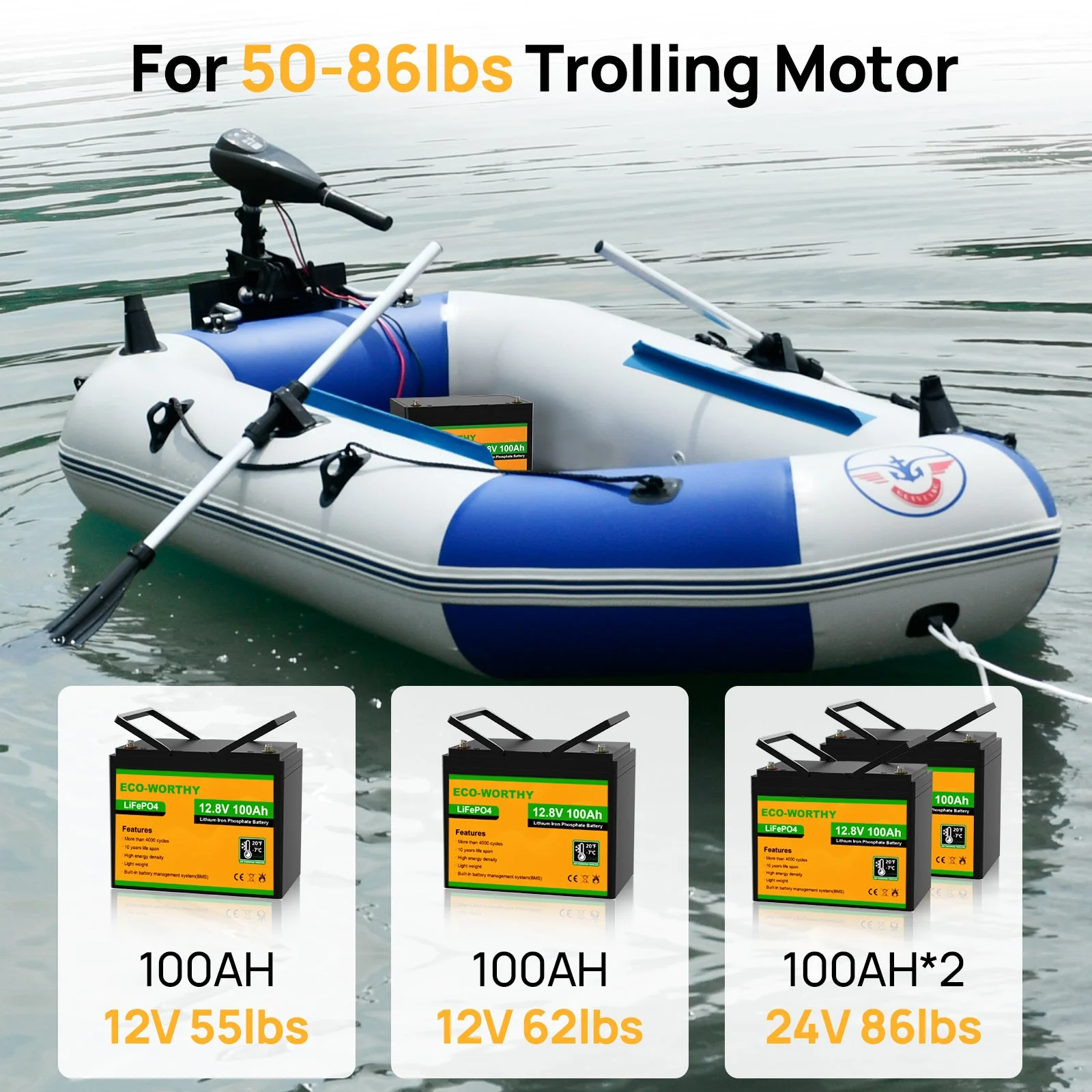 LiFePO4 12V 100Ah Lithium Iron Phosphate Battery With Low Temperature Protection - Image 9