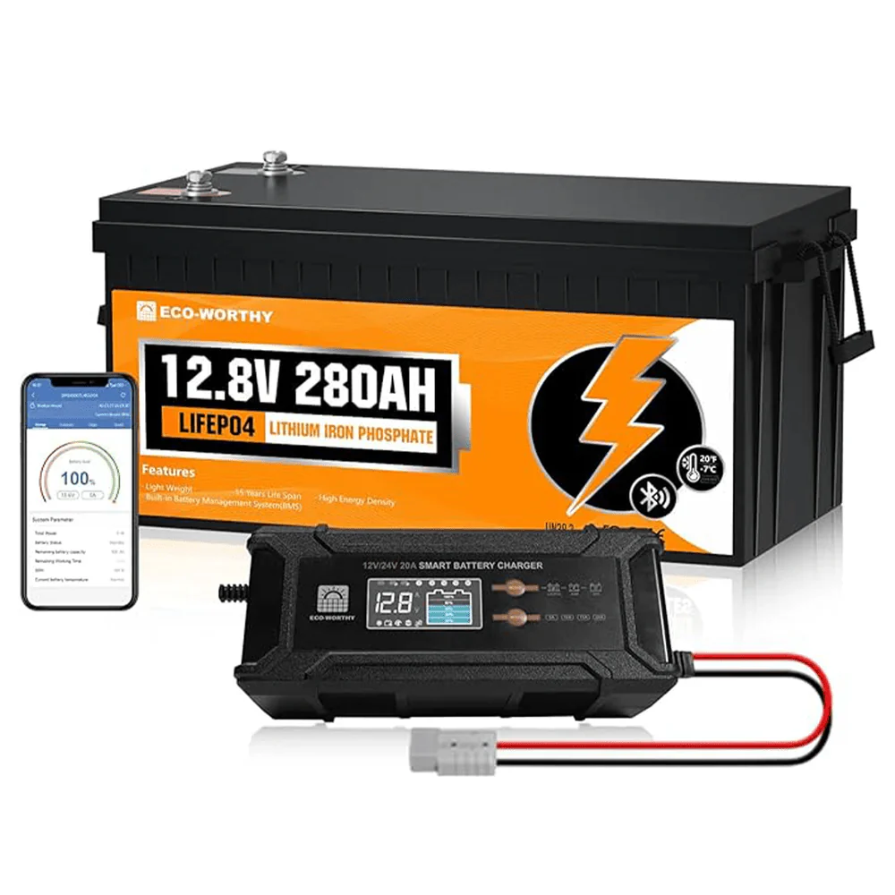 LiFePO4 12V 280Ah Lithium Iron Phosphate Battery With Bluetooth - Image 13
