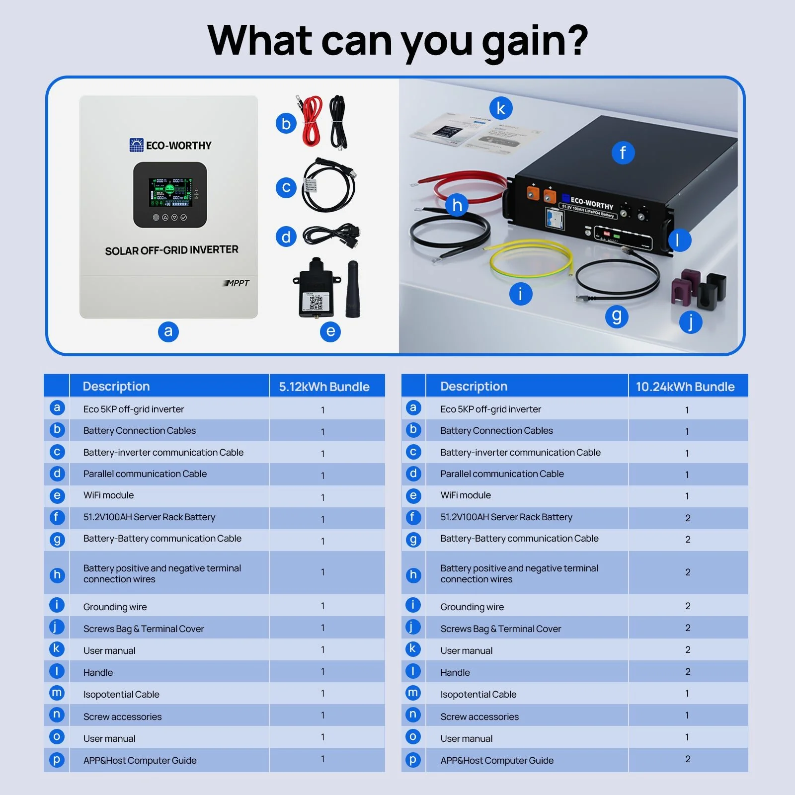 Off Grid Home Power Bundle | 5kW Inverter with 48V 100AH Server Rack Battery - Image 10